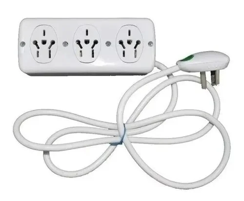Prolongador eléctrico 3 tomas 3 m