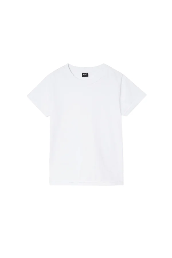 Remera básica de algodón blanca
