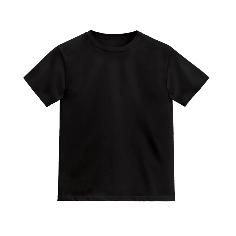 Remera básica de algodón negra