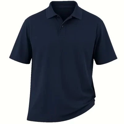 Chomba de piqué azul marino