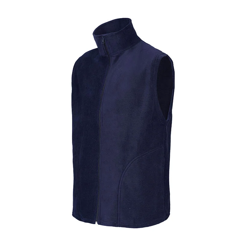 Chaleco de polar azul