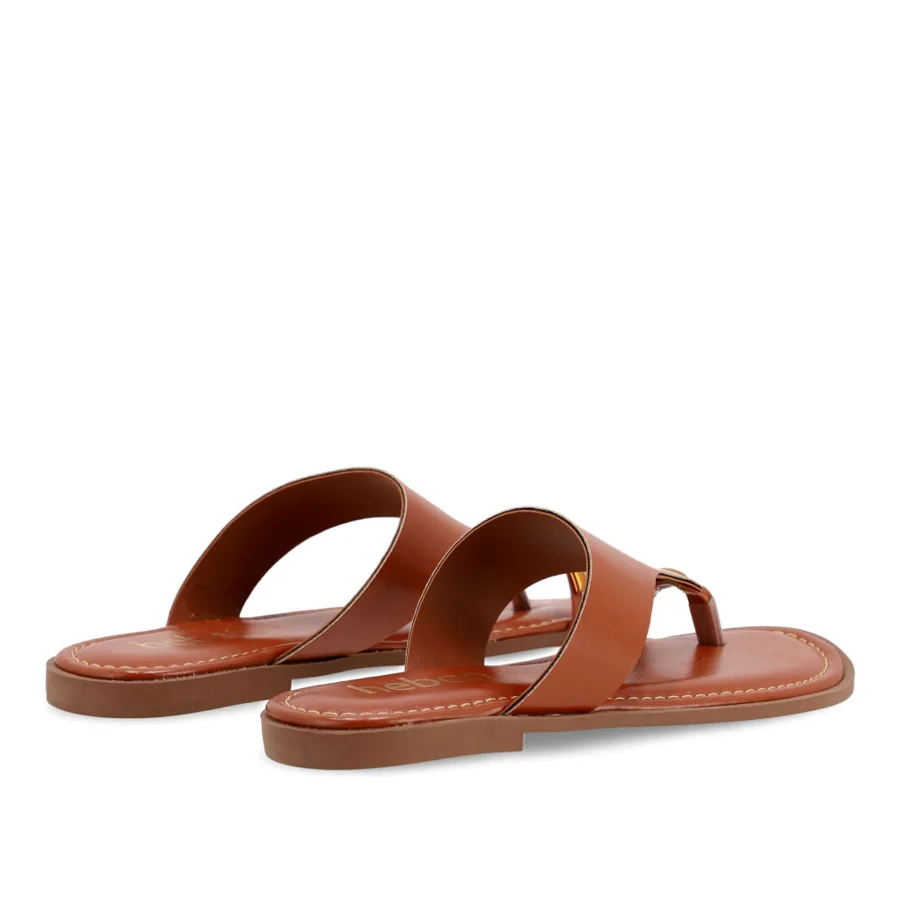Sandalias de dos tiras color suela