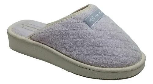 Pantuflas de abrigo gris