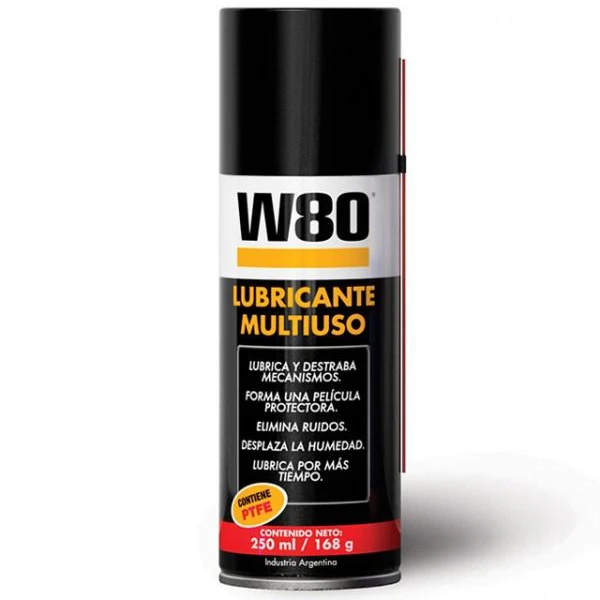 W80 LUBRICANTE MULTIUSO CON PTFE 250ML AEROSOL